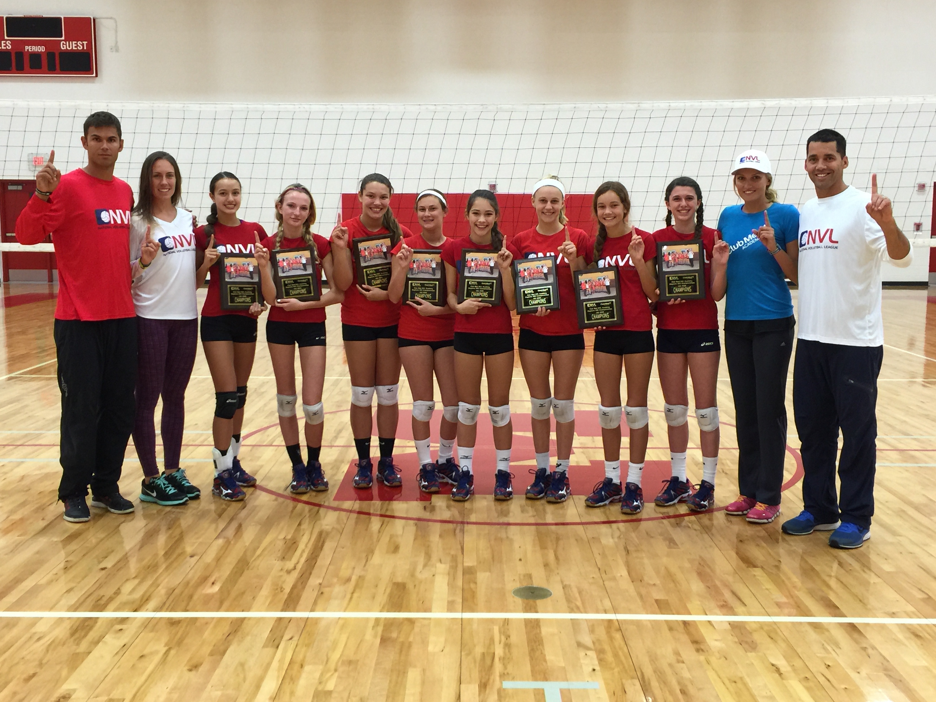 Club Med NVL Volleyball Academies Indoor/Sand Girls 14U Team  Wins Daytona 100 Tournament