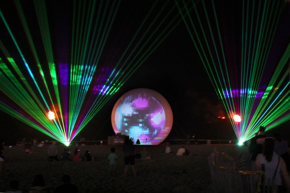 Ocean-City laser show