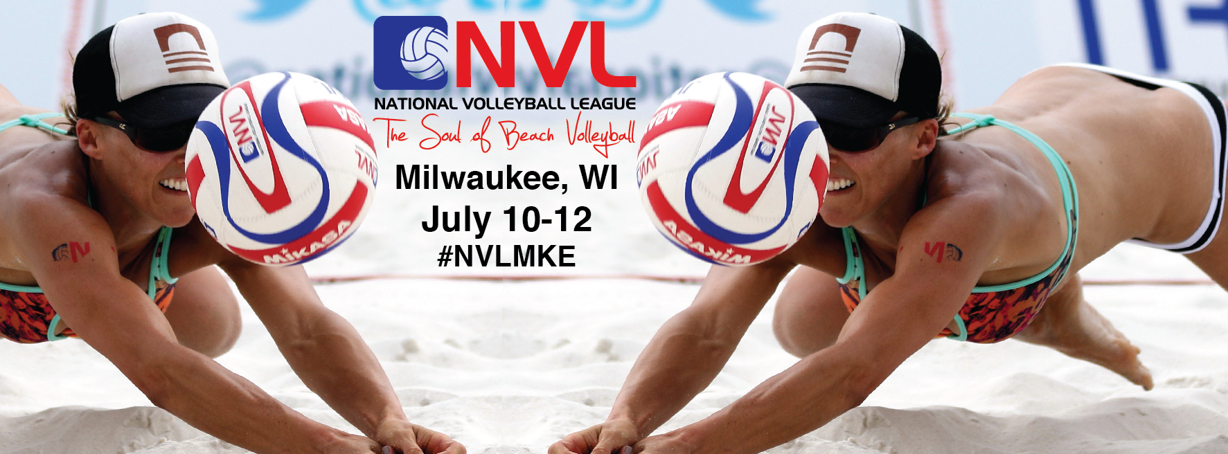 National Volleyball League Returns to Milwaukee for Pro Beach Volleyball Tournament from July 10-12