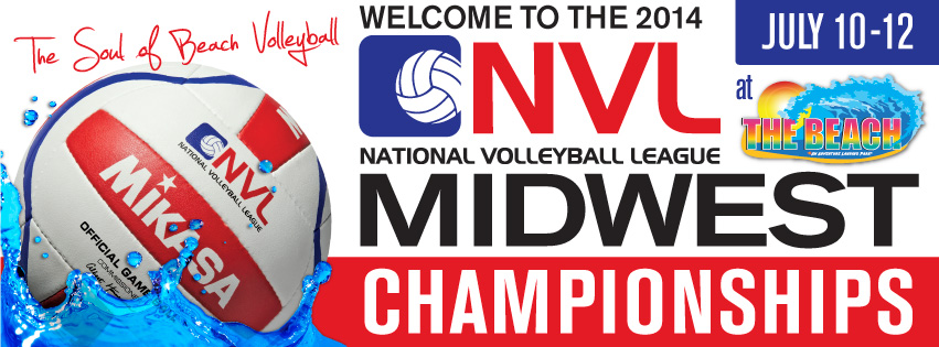 National Volleyball League to Host  Midwest Championships Pro Beach Tournament at The Beach Waterpark