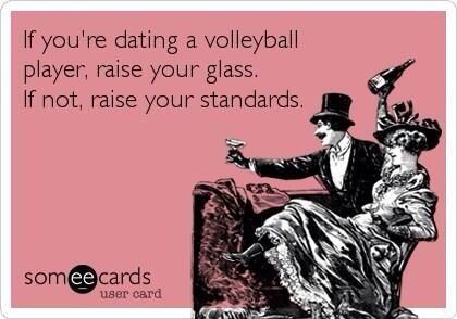 dating a volleyball player
